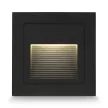 Светильник уличный встраиваемый LED 3 Вт 3000 К IP65 84х84х46 мм Ambrella СТ черный