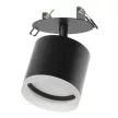 Светильник спот De Fran встраиваемый Агата 1х15 Вт GX53 черный