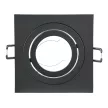 Светильник встраиваемый NEODECO Чезнут квадрат черный 1хGU5,3/MR16