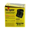 Светильник накладной поворотный Navigator Квини черный 1х20 Вт GX53