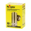 Светильник настенный Navigator Селина 1х35 Вт GU10 бронза