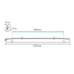 Светильник линейный IEK 36 Вт LED 4000 К 1200 мм IP65