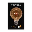 Светодиодная лампа Voltega 3 Вт Е27 G95 2700 К звезда золото