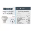Светодиодная лампа 10 Вт GU5,3 220 В нейтральный свет KRONS