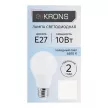 Светодиодная лампа 10 Вт Е27/А холодный свет KRONS