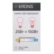 Светодиодная лампа 25 Вт Е27/А теплый свет KRONS