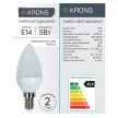 Светодиодная лампа 5 Вт Е14/B нейтральный свет KRONS