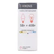 Светодиодная лампа 5 Вт Е14/B нейтральный свет KRONS