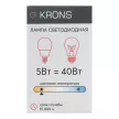 Светодиодная лампа 5 Вт Е14/Р теплый свет KRONS