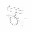 Светильник трековый 10 Вт 90 Ra 500 Лм 2700 К 16,5 см NEODECO Slim Magnetic Линза