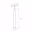 Светильник трековый подвесной 8 Вт 90 Ra 500 Лм 4000 К 3*30 см NEODECO Slim Magnetic