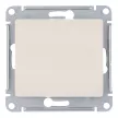 Выключатель перекрестный одноклавишный SE Глосса без рамки бежевый