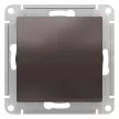 Выключатель проходной SE Атлас Дизайн одноклавишный без рамки мокко