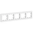 Рамка SE Атлас Дизайн 5 постов белая