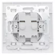 Розетка EKF Минск без заземления с рамкой белая