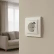 Розетка EKF Минск c USB с заземлением белая