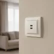 Розетка USB двойная EKF Минск белая