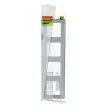 Рамка Legrand/Daccord Инспирия 4 поста алюминий