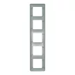 Рамка Legrand/Daccord Инспирия 5 постов алюминий