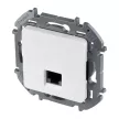 Розетка компьютерная Legrand/Daccord Инспирия RJ45 без рамки белая