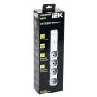 Фильтр сетевой 1,5 м 4 гнезда 3х1,5 мм 3600 Вт белый IEK COMFORT