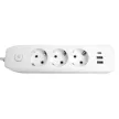 Удлинитель 1,8 м 3 гнезда с заземлением 2500 Вт + 2USB-A + USB-C 12 Вт STEKKER