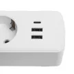 Удлинитель 3 м 3 гнезда с заземлением 2500 Вт + 2USB-A + USB-C 12 Вт STEKKER