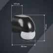 Датчик движения IEK 1100 Вт настенный 10 м