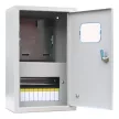 Щит навесной металлический 400х250х155 мм 9 модулей + счетчик IP31 RUCELF ЩРУ 1Н-9