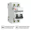 Выключатель автоматический 2п 10 А С EKF ВА 47-29