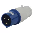 Вилка силовая 230 В 16 А 3 контакта IP44 ЭРА