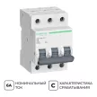 Выключатель автоматический 3п 4,5 кА 6 А C Systeme Electric