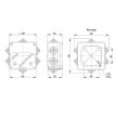 Коробка распределительная IEK открытой установки 100х100х50 мм