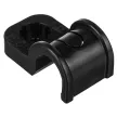 Крепеж-скоба односторонняя для прямого монтажа UF черная d16 мм 50 шт Промрукав