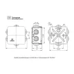 Коробка распределительная Промрукав HF открытой установки 70х70х40 мм