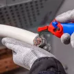 Нож для кабеля c пяткой и трещоткой 146 мм KNIPEX