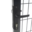 Калитка 1,9х0,95 м окрашенная для секционных панелей антрацит (столбы в комплекте)