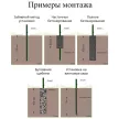 Столб для секции оцинкованный окрашенный 2 м 60х40х1,2 мм антрацит
