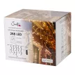 Гирлянда Бахрома 288LED 3х0,9 м холодный свет белый провод Maxi LED PRO Santi