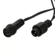 Гирлянда Нить 100LED 10 м холодный свет черный провод Maxi LED STANDARD Santi