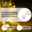 Гирлянда Нить 120LED 6 м теплый свет белый провод Maxi LED PRO Santi