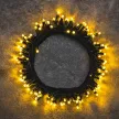 Гирлянда Нить 200LED 10 м теплый свет черный провод Maxi LED PRO Santi