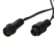 Гирлянда Нить 200LED 10 м холодный свет черный провод Maxi LED PRO Santi