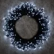 Гирлянда Нить 360LED 12 м холодный свет зеленый провод 8 функций Smart connect COMFORT 24V Santi