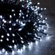 Гирлянда Нить 360LED 12 м холодный свет зеленый провод 8 функций Smart connect COMFORT 24V Santi