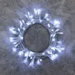 Гирлянда Нить 86LED 6 м холодный свет прозрачный провод 8 функций Smart connect STANDARD 24V Santi