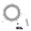 Гирлянда Нить 360LED 25 м теплый свет прозрачный провод 8 функций Smart connect STANDARD 24V Santi