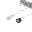 Удлинитель 10 м 2-х контактный прозрачный для гирлянд системы Smart connect 24V