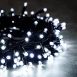 Гирлянда Нить 200LED 10 м холодный свет черный провод Maxi LED PRO Santi
