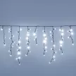 Гирлянда Бахрома 216LED 3x0,5 м холодный свет черный провод Maxi LED PRO Santi